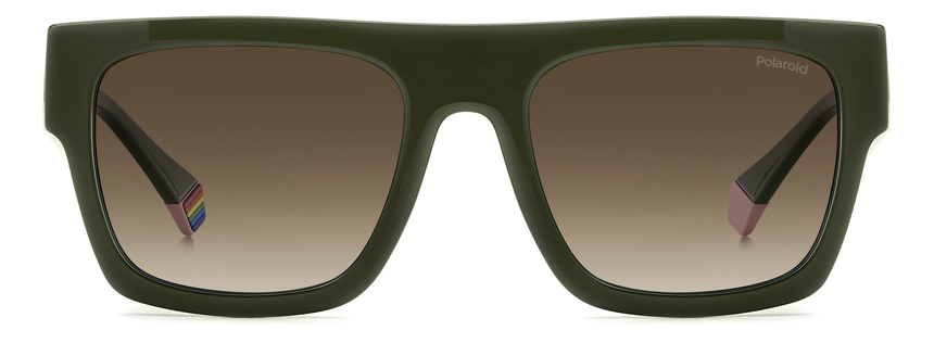 POLAROID-6224/S/X/S 1ED*LA GREEN(BROWN SHADED POLARIZED 54*20, Verd, hi-res image number 1