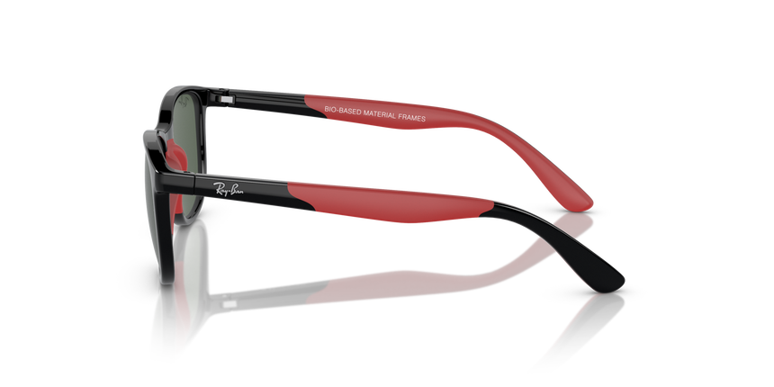 RJ-9077S 713171 BLACK ON RUBBER RED (DARK GREEN) 49*16, Negre | Vermell, hi-res image number 2