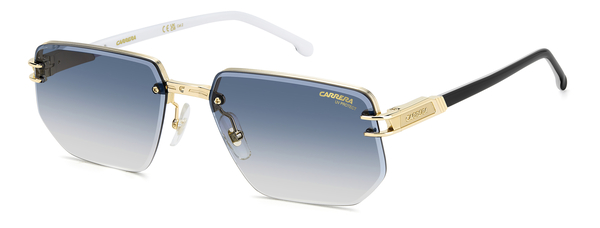 CARRERA-1070/S 80S*08 BLACK WHITE(DK BLUE SHADED 60*17, Negre | Blanc, hi-res 0