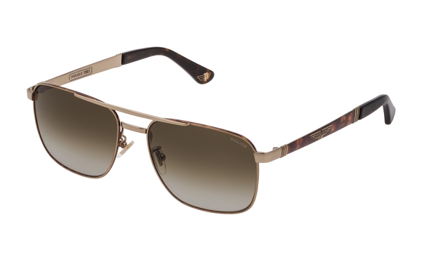 POLICE-890/S 08ES SHINY GREY GOLD+HAVANA(BROWN GRADIENT 55*17, Daurat-Havana, hi-res 0