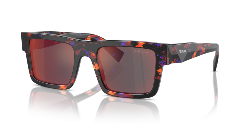 PRADA-19WS/S 06V-40E JASPE ROJO LILA NEGRO 52*21, Abstract taronja, hi-res image number 0