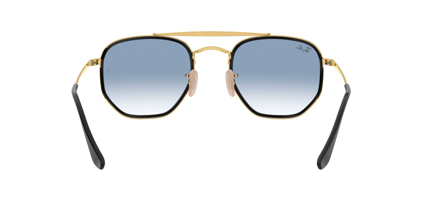 RB-3648M 91673F GOLD (CLEAR GRADIENT BLUE) 52*23, Daurat-Negre, hi-res image number 3