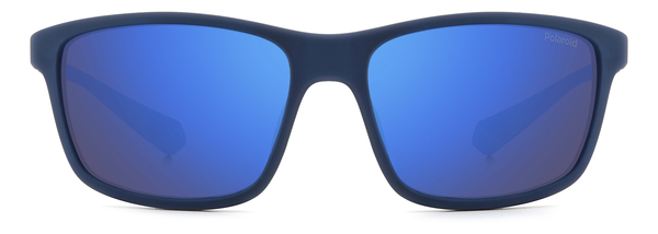 POLAROID-2153/S FLL*5X MATTE BLUE(BLUE MIRROR POLARIZED 58*16, Blau mat, hi-res 1