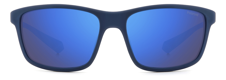POLAROID-2153/S FLL*5X MATTE BLUE(BLUE MIRROR POLARIZED 58*16, Blau mat, hi-res image number 1