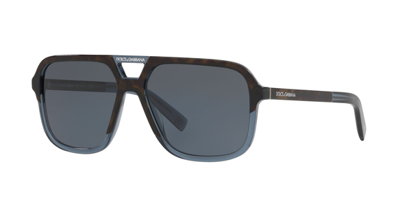 GABBANA-4354/S 320980 TOP HAVANA ON TRANSP BLUE (BLUE) 58*, Blau-Havana-Transparent, hi-res 0