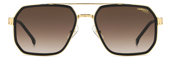 CARRERA-1069/S I46*86 MATTE BLACK GOLD(BLACK BROWN GREEN ANTIREFLEX 58*19, Negre | Daurat, hi-res 1