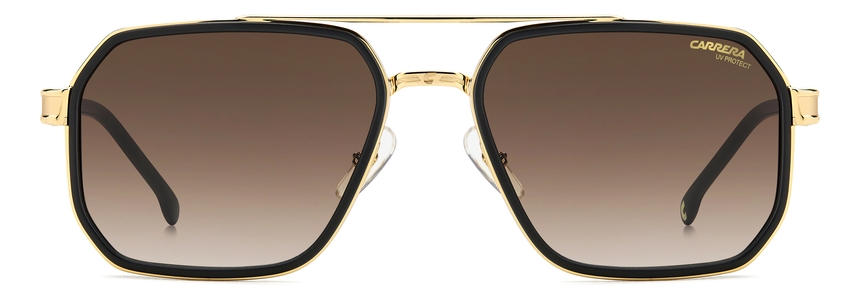 CARRERA-1069/S I46*86 MATTE BLACK GOLD(BLACK BROWN GREEN ANTIREFLEX 58*19, Negre | Daurat, hi-res image number 1