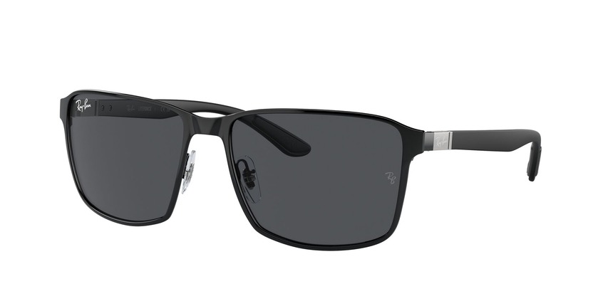 RB-3721 186/87 MATTE BLACK ON BLACK( 59*17, Negre, hi-res image number 0