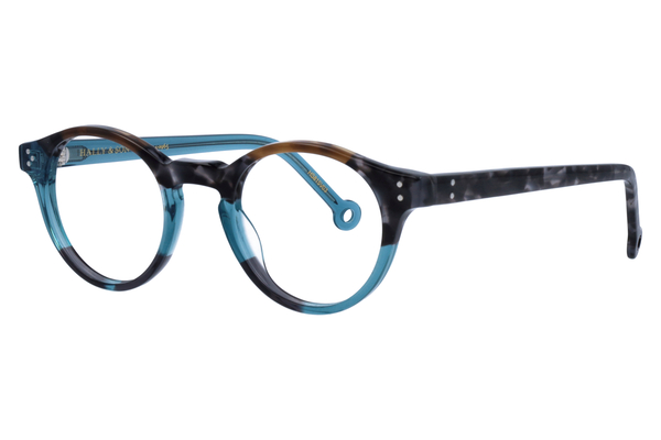 HALLY&SON-HS815/G/KITSOL V03 HAVANA/AZUL AQUA 47*22, Blau, hi-res 0