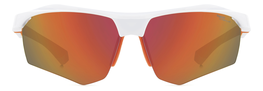 POLAROID-7055/S VK6*BG WHITE(RED MULTILAYER POLARIZED HIGHTCONTRAST 68*10, Blanc, hi-res image number 1