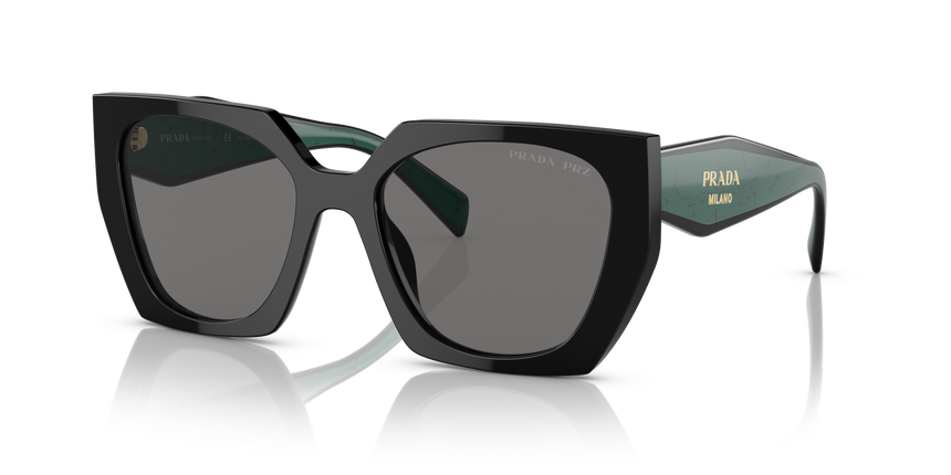 PRADA-15WS/S 1AB-5Z1 NEGRA/NEGRA VERDE 54*19, Negre, hi-res image number 0