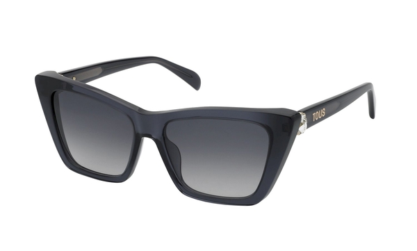 TOUS-B82V/S 0705 GRIGIO SCURO TRASPARENTE LUCIDO/SMOKE GRADIENT 54*15, Gris transparent, hi-res 0