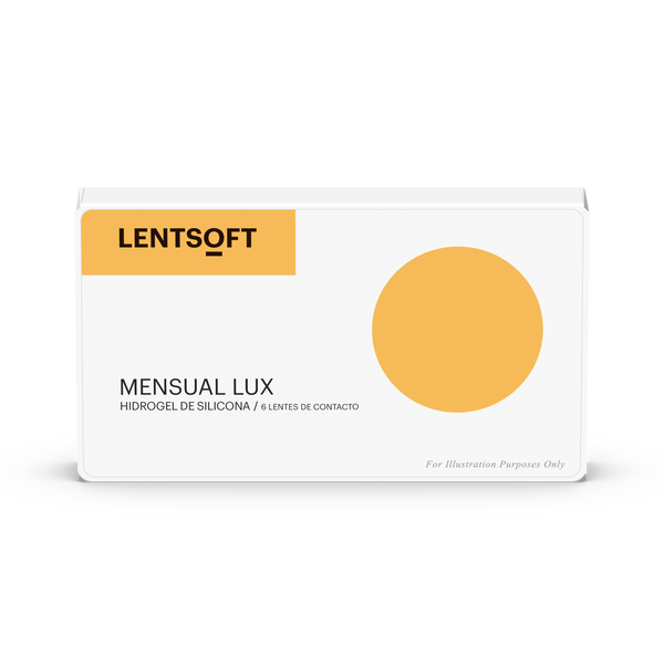 lentsoft mensual lux silicona 6