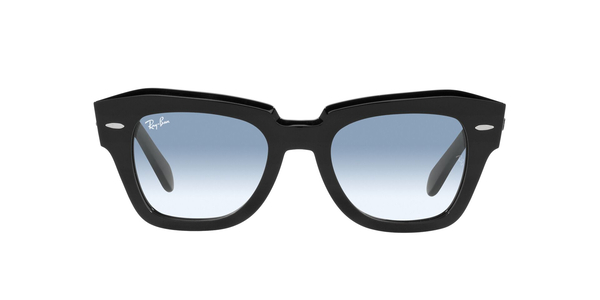 RB-2186 12943M BLACK ON TRASPARENT(BLUE GRADIENT GREY 49*20, Negre, hi-res 1