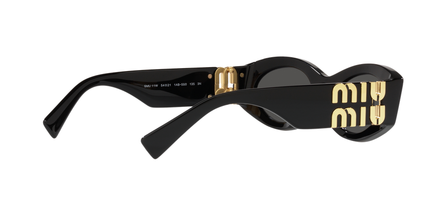 MIUMIU-11W/S 1AB5S0 NEGRA/NEGRA ORO 54*21, Negre, hi-res image number 7