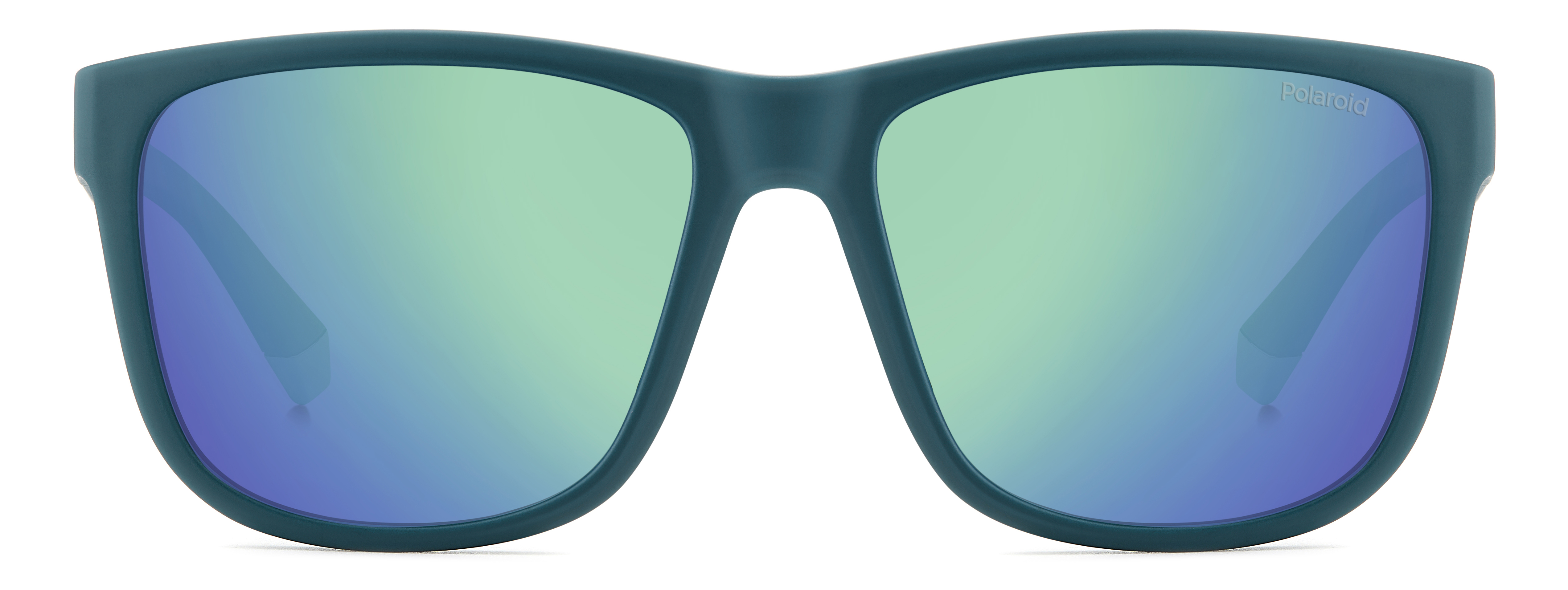 POLAROID-2155/S PYW*5Z MATTE TEAL(GREYGREEN MIRROR POLARIZED 57*17, Verd mat, hi-res image number 1