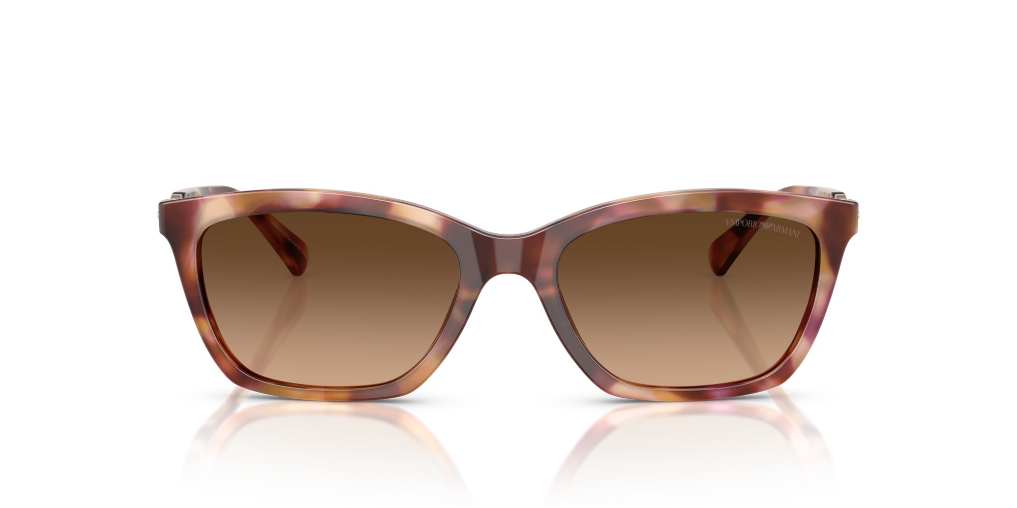 EMPORIO-4238/S 619674 SHINY HAVANA RED(GRADIENT BROWN 54*18, Havana vermell, hi-res image number 1