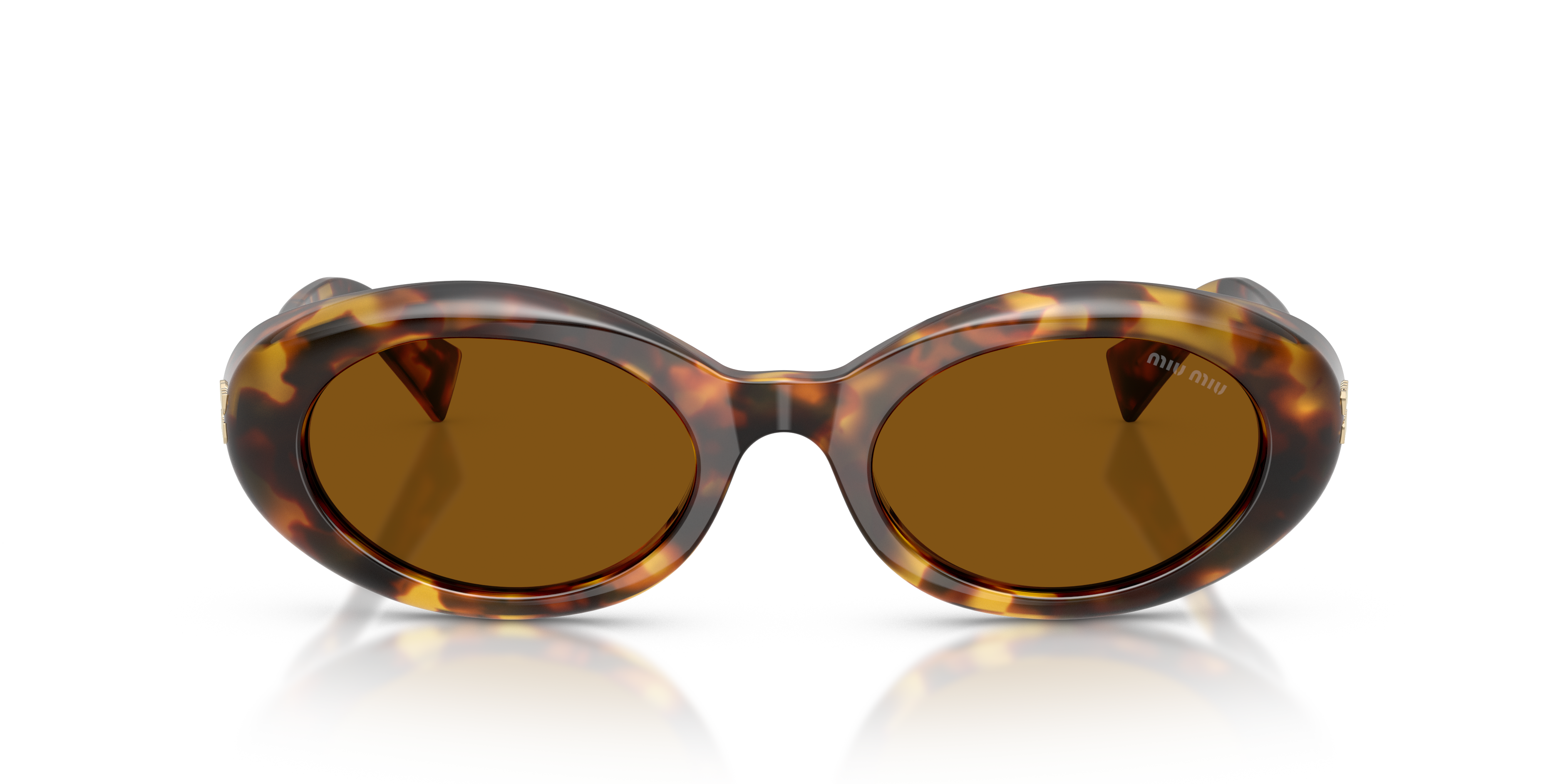 MIUMIU- B09S/S 14L20V HONEY HAVANA(DARK BRONZE 52*21, Havana, hi-res image number 1