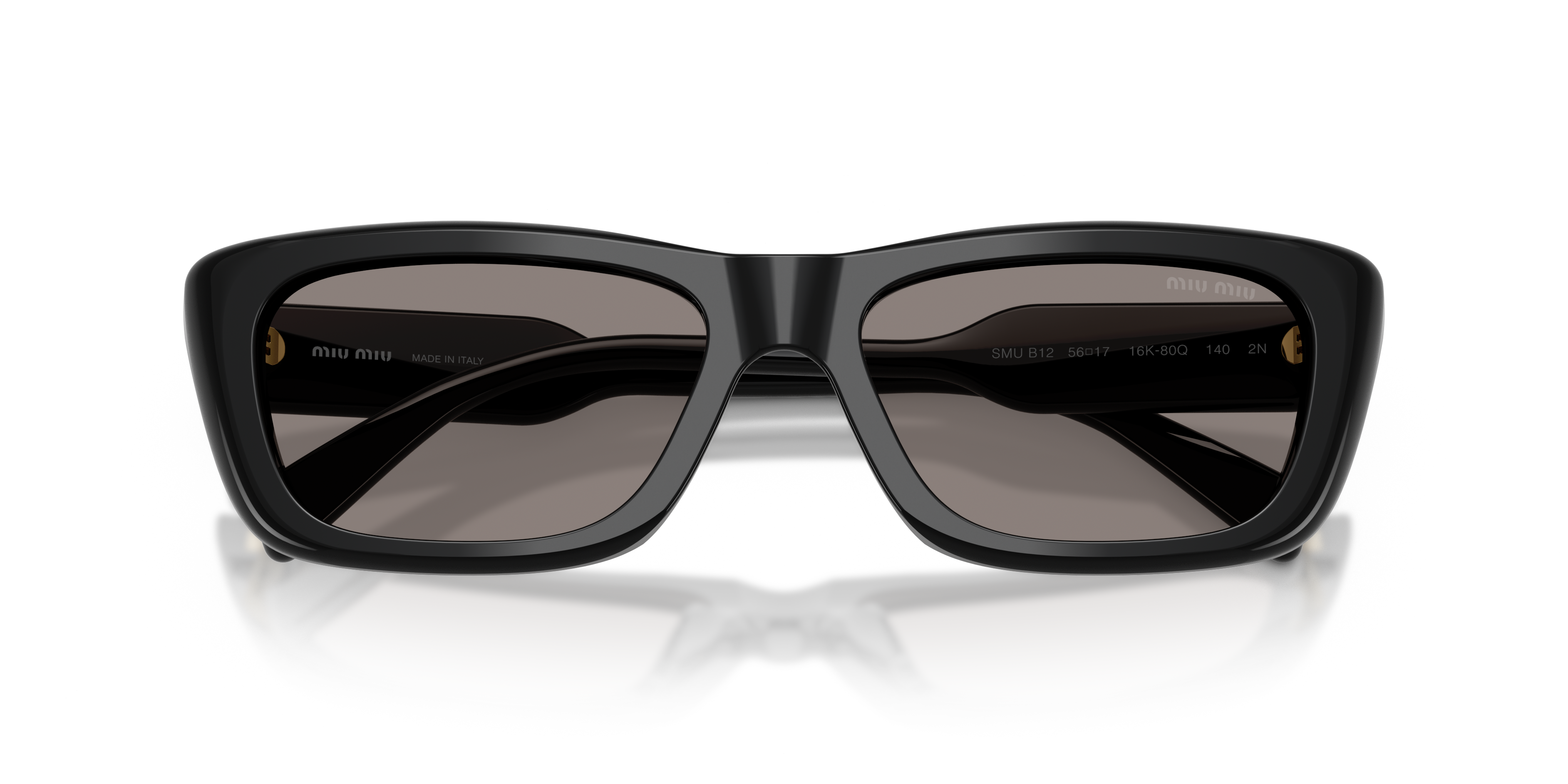 MIUMIU- B12S/S 16K80Q BLACK(DARK GREY 56*17, , hi-res image number 4