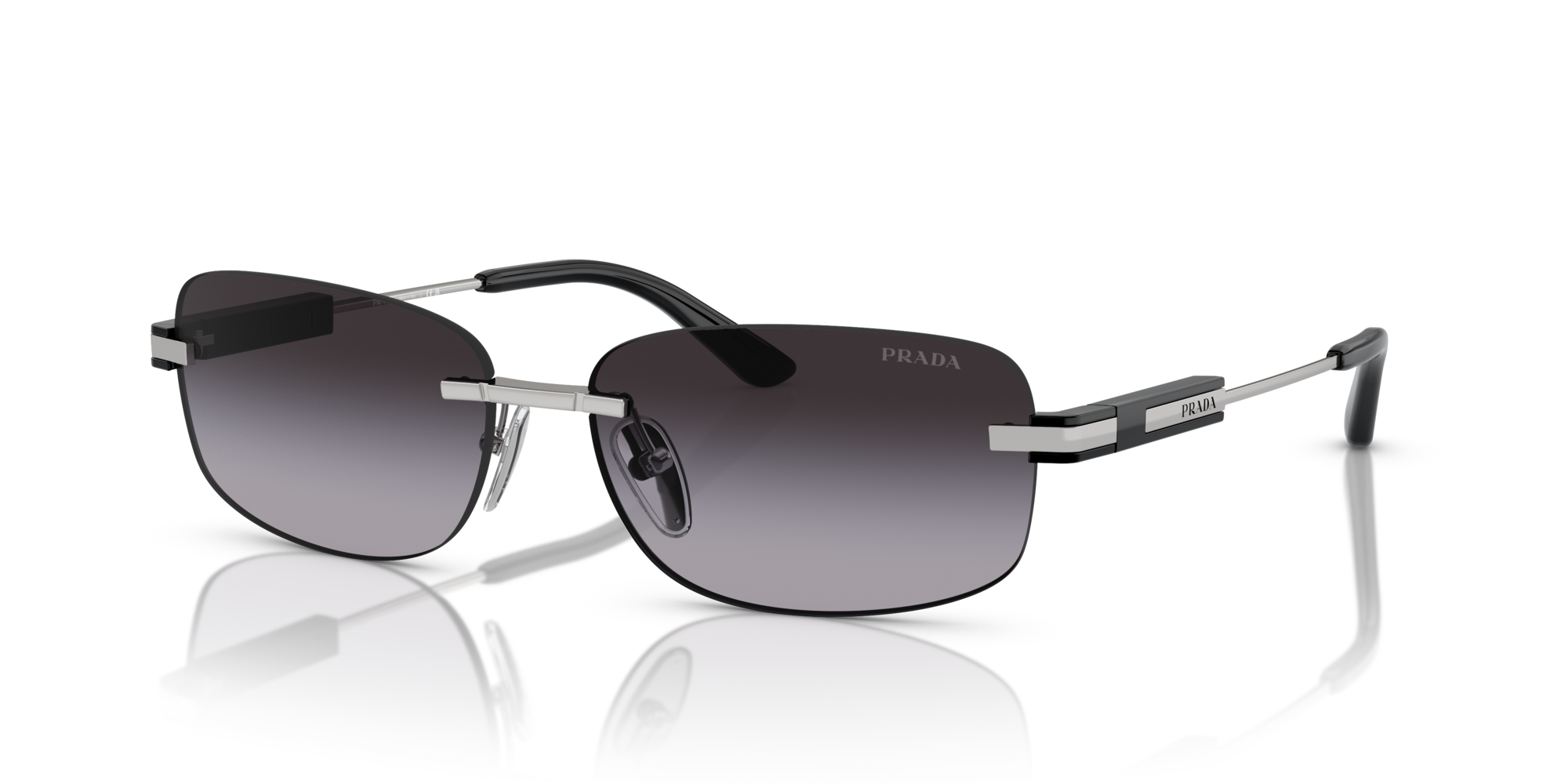 PRADA-68ZS/S 1BC095S SILVER (GREY GRADIENT 60*15, , hi-res image number 0