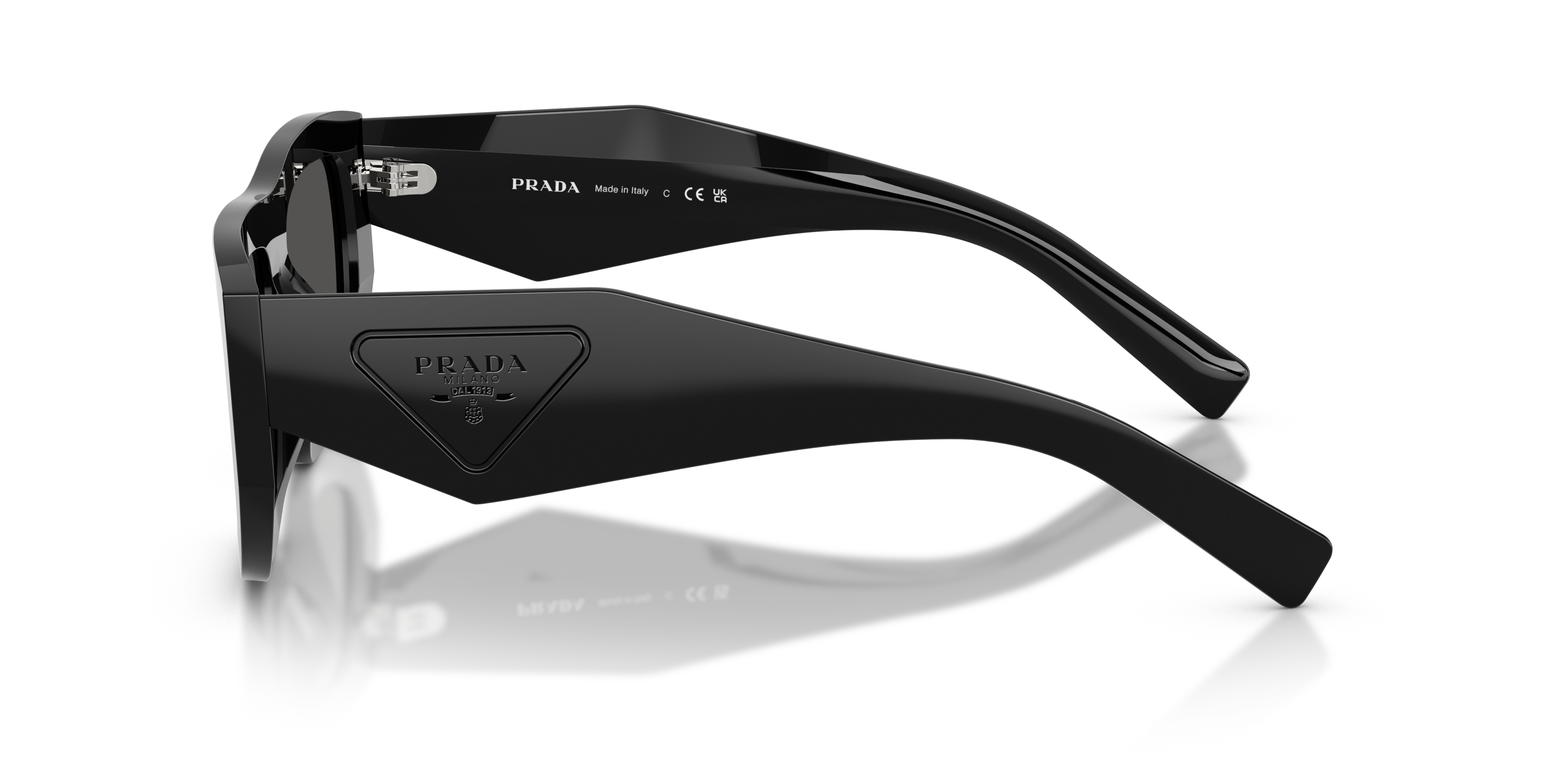 PRADA-D04SU/S 16K08Z BLACK(DARK GREY 53*18, , hi-res image number 2