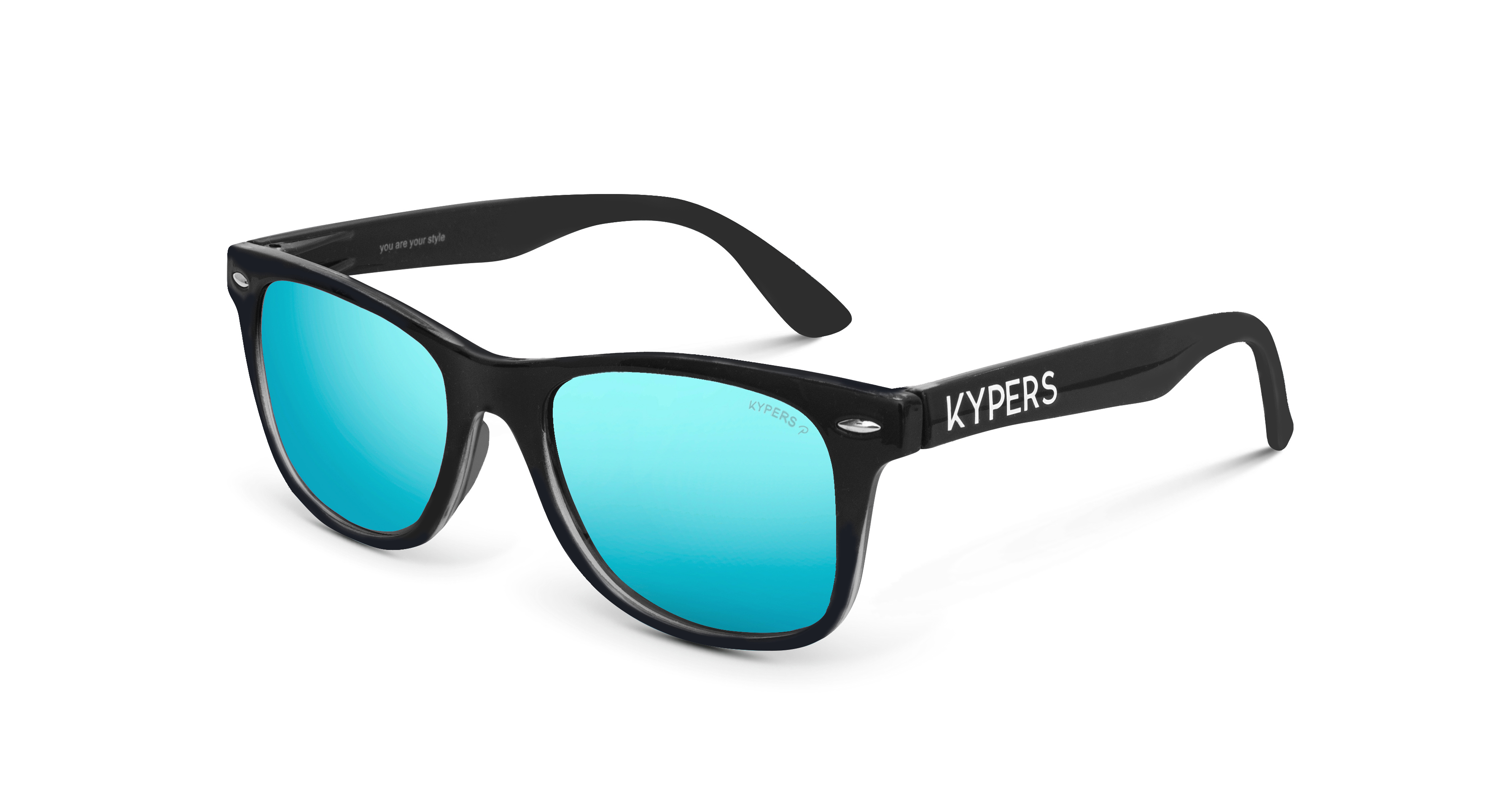 KYPERS-SANFRANCISCO/S SF014 MATTE BLACK BLUE MIRROR 50*20, Negre mat, hi-res image number 0