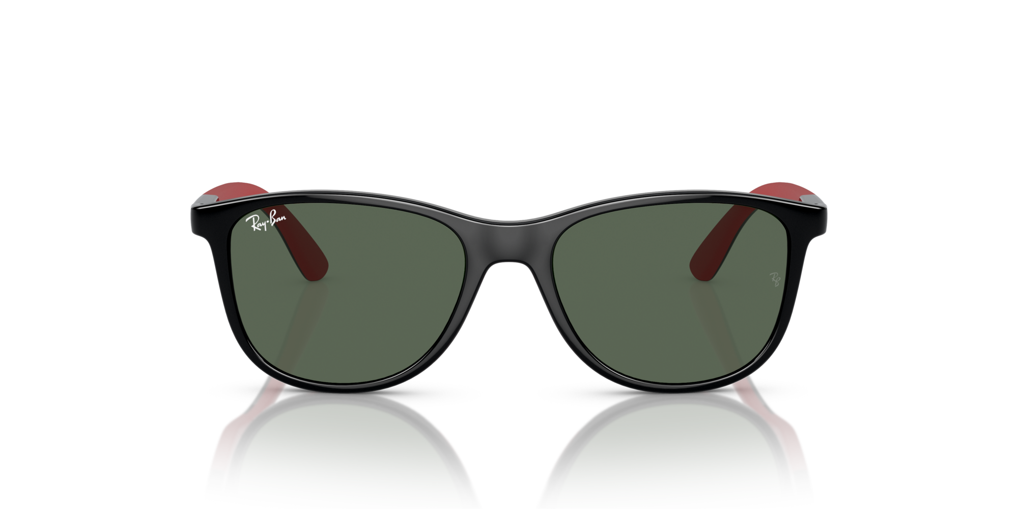 RJ-9077S 713171 BLACK ON RUBBER RED (DARK GREEN) 49*16, Negre | Vermell, hi-res image number 1