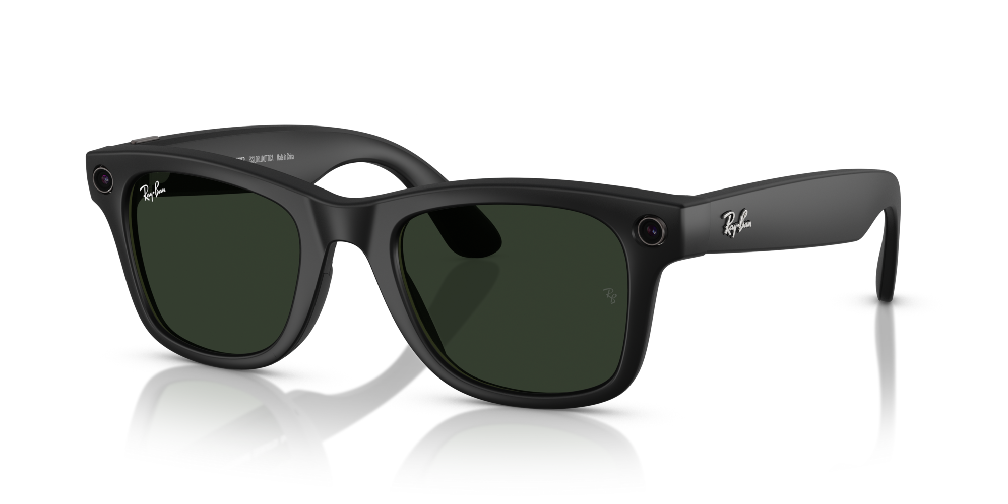 RB-META-4006 601S1M MATTE BLACK(TRANSITIONS GRAPHITE GREEN 50*22, Negre mat, hi-res image number 1