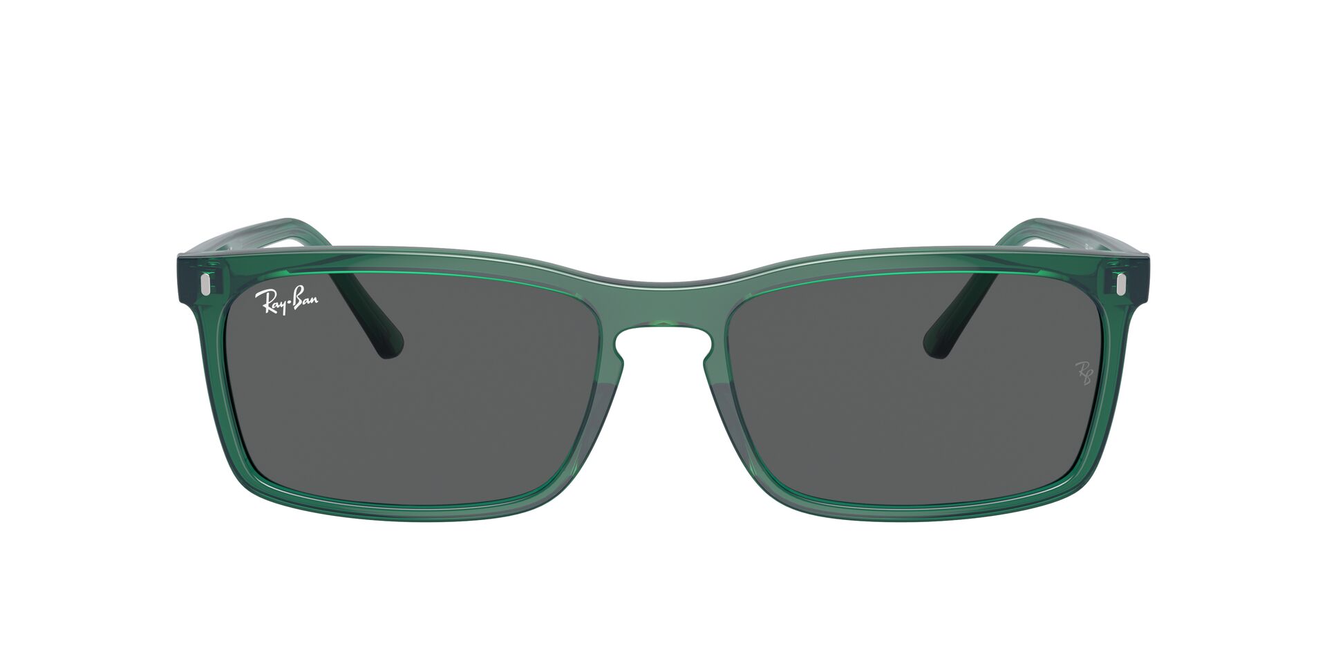 RB-4435 6615B1 TRANSPARENT GREEN(DARK GREY 59*18, Verd transparent, hi-res image number 1