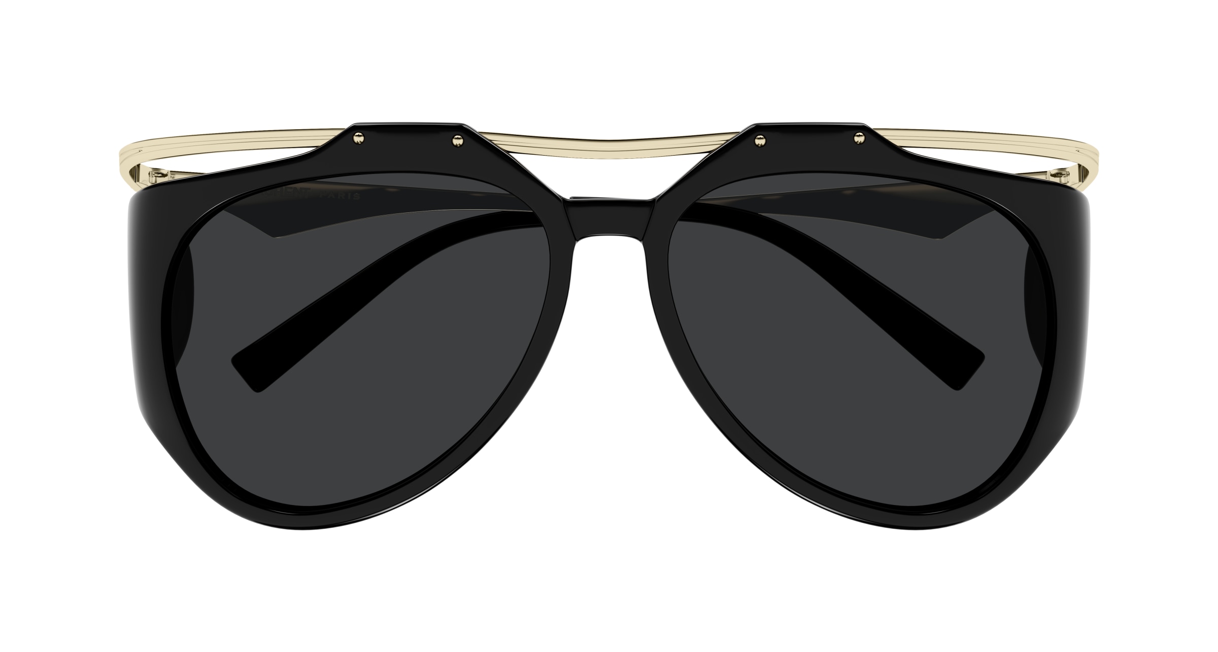 SAINT-LAURENT-SLM137/S 001 BLACK-GOLD-BLACK 55*14, , hi-res image number 1