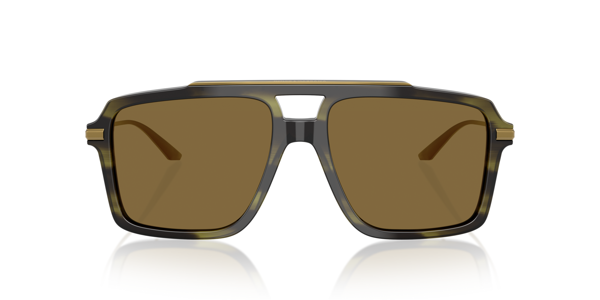 GABBANA-4477/S 3447S7 STRIPED OLIVE(BROWN 56*17, , hi-res image number 1