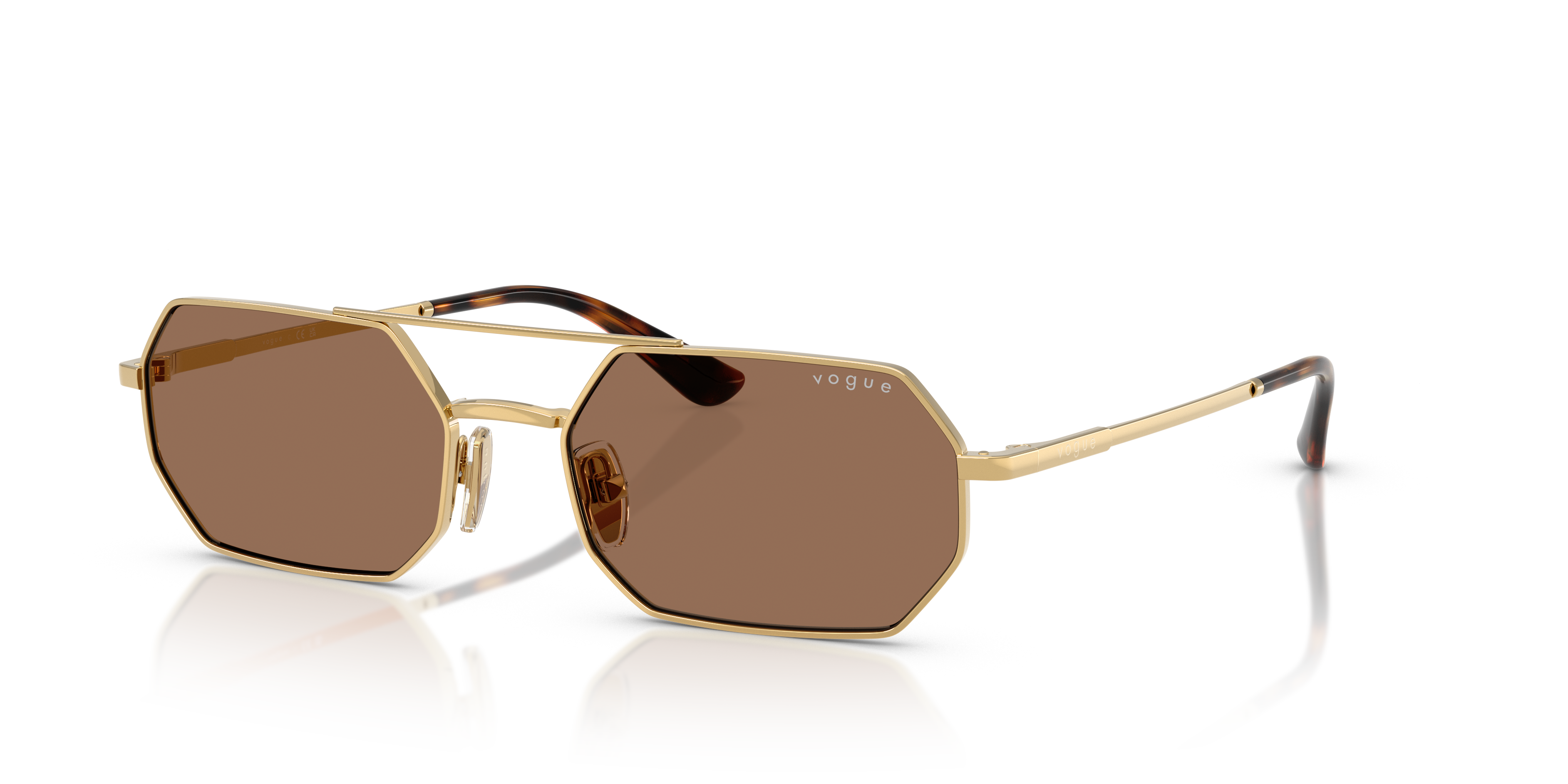 VOGUE-4329S/S 280/73 GOLD(DARK BROWN 55*18, , hi-res image number 0