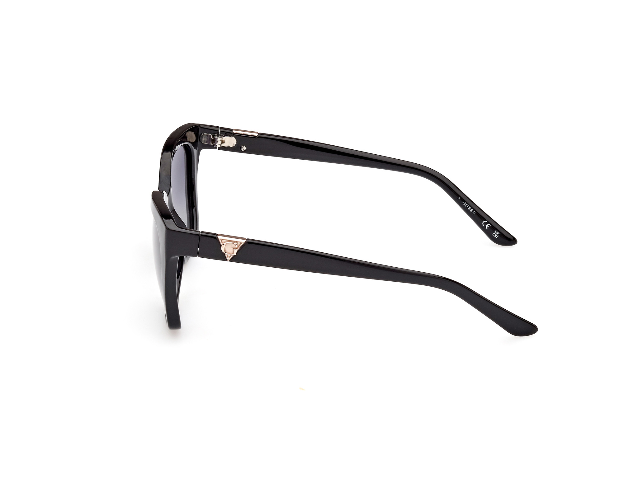 GUESS-7878/S 01D shiny black 55*16, Negre, hi-res image number 2
