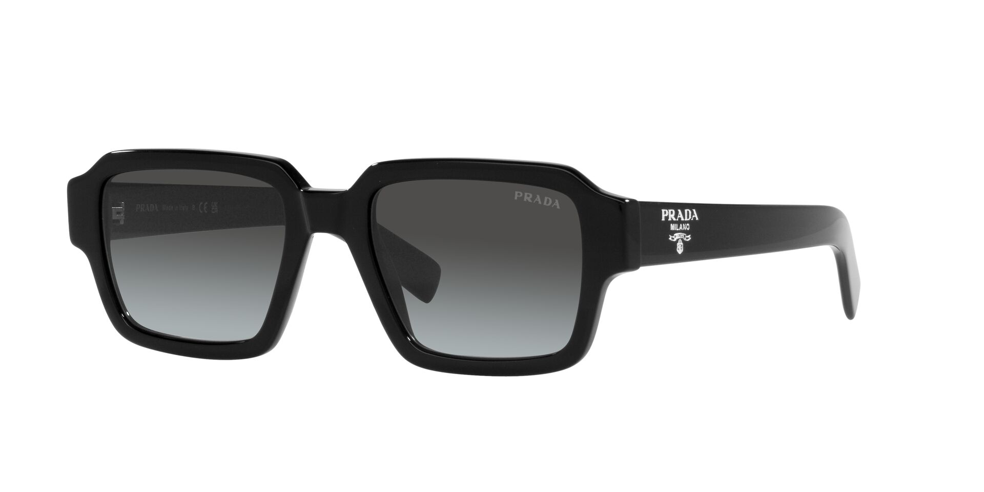 PRADA-02ZS/S 1AB06T BLACK(GREY GRADIENT VINTAGE 52*20, Negre, hi-res image number 0