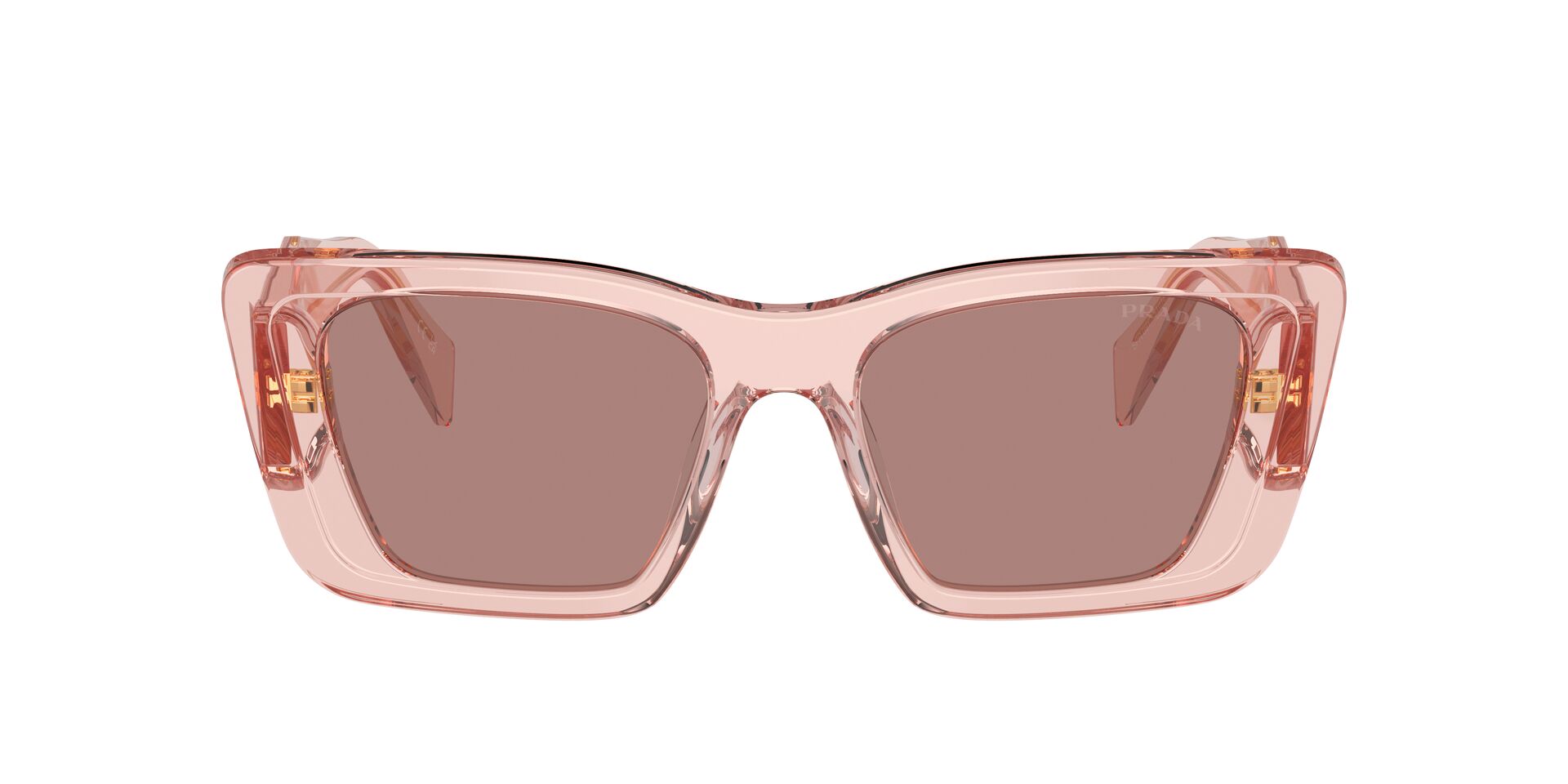 PRADA-08YS/S 19Q10D TRANSPARENT PEACH(LIGHT BROWN 51*18, Peach transparent, hi-res image number 1