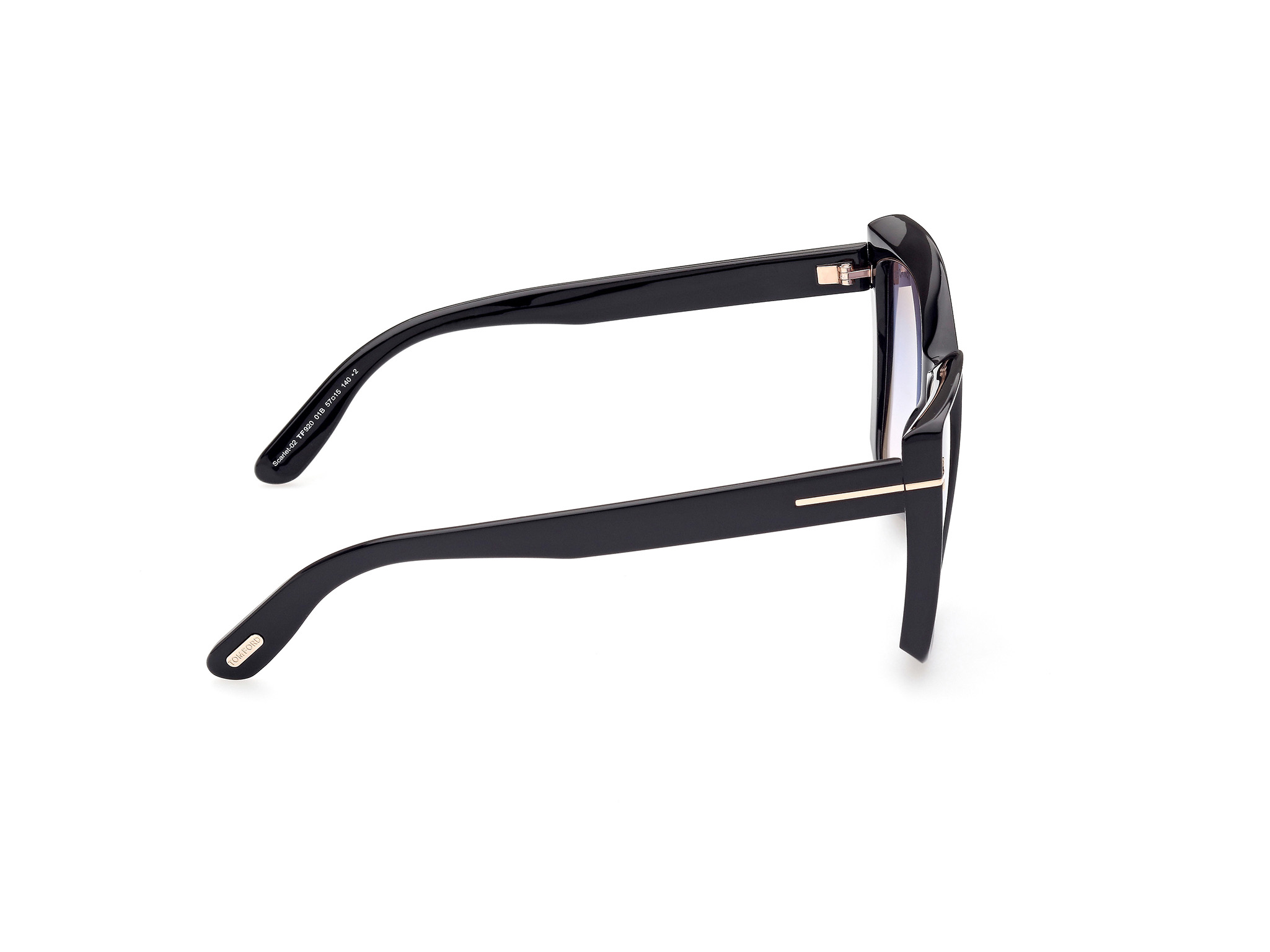TOMFORD-0920/S 01B shiny black  (gradient smoke 57*15, Negre, hi-res image number 6