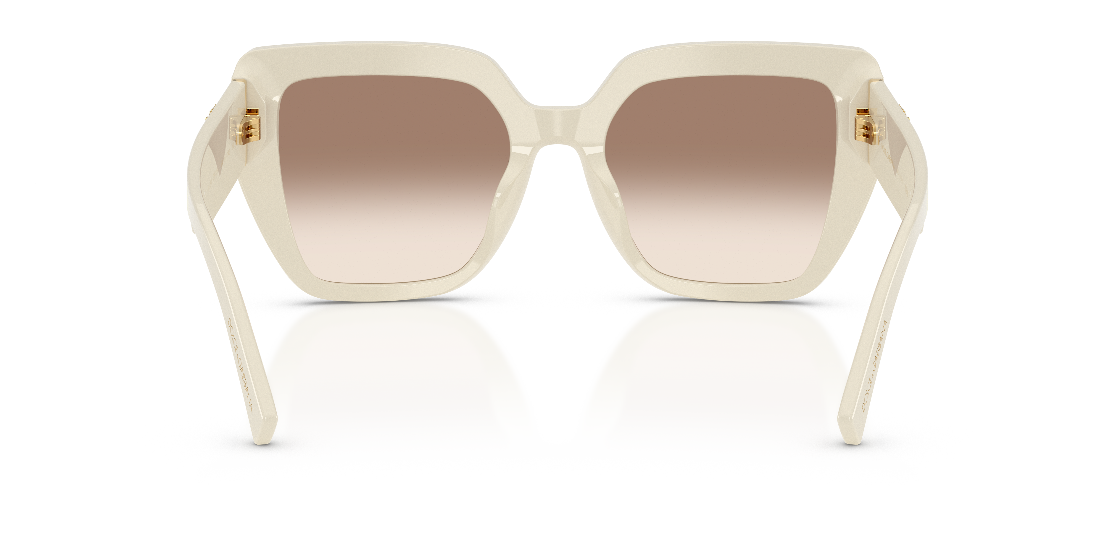 GABBANA-4538/S 331294 CREAM(GRADIENT BROWN MIRROR SILVER 54*20, , hi-res image number 3