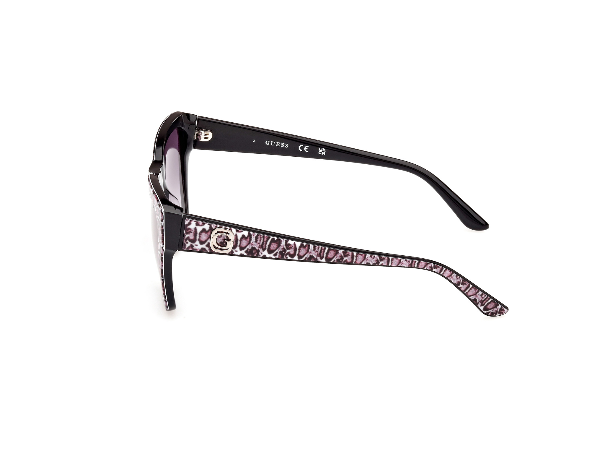 GUESS-00113/S 05B black/other 55*17, Negre | Lila, hi-res image number 2