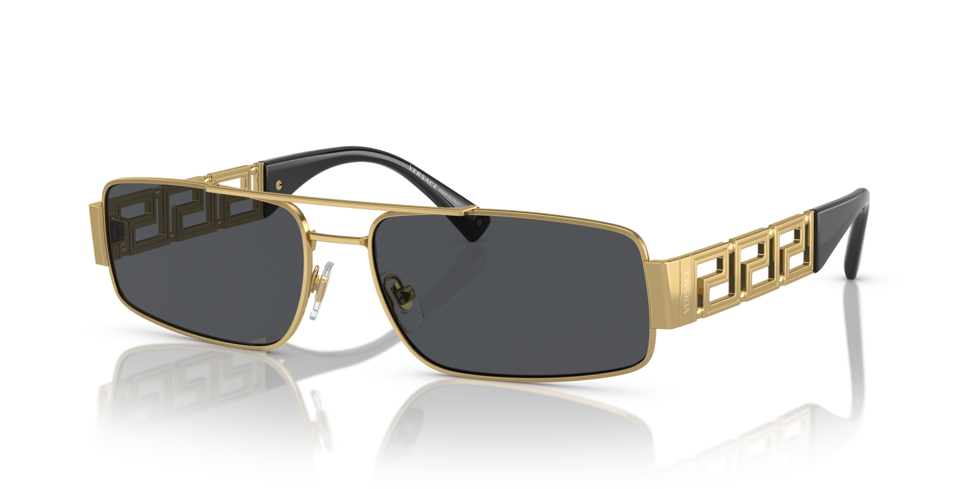 VERSACE-2257/S 100287 GOLD DARK GREY 60*16, , hi-res image number 0