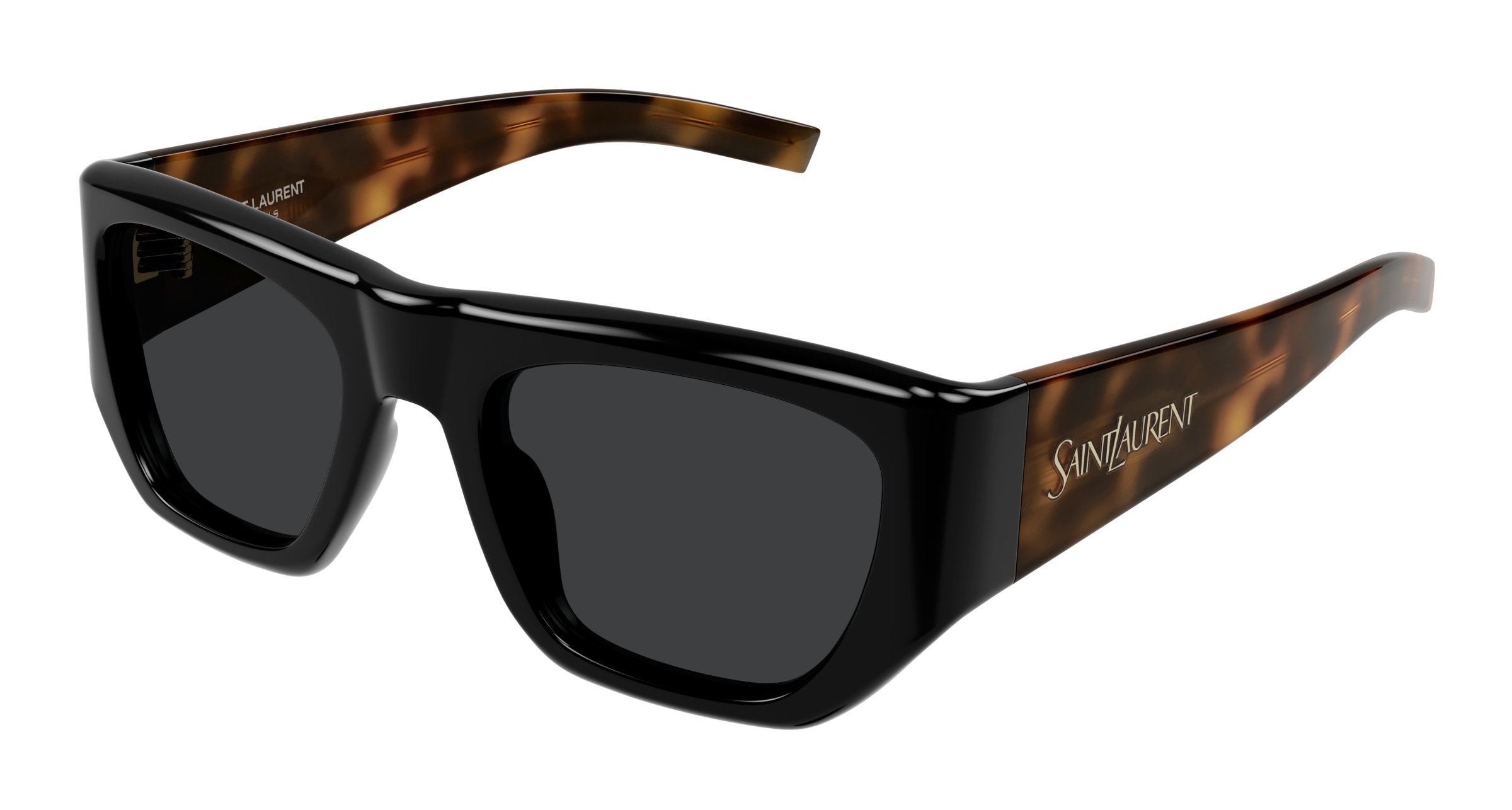 SAINT-LAURENT-SL740/S 004 BLACK-HAVANA-BLACK 52*21, Negre | Havana, hi-res image number 0