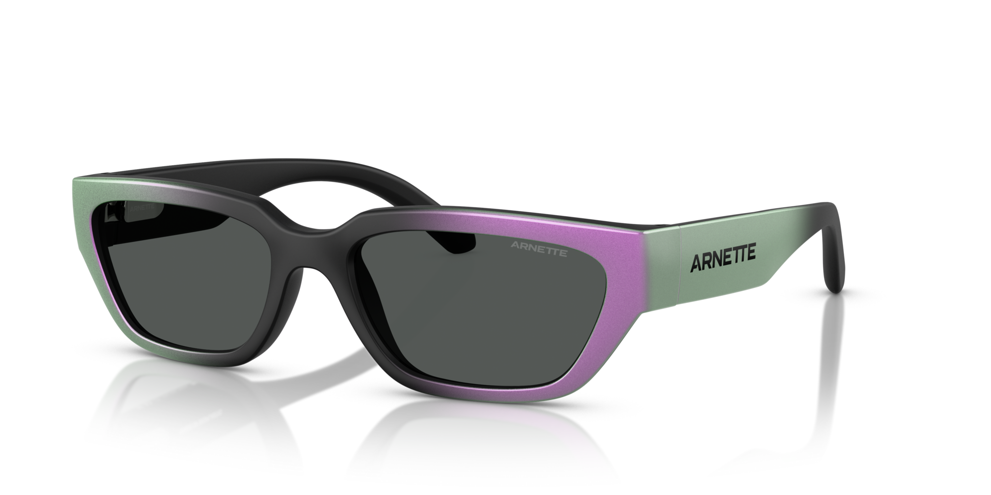 ARNETTE-4350 297687 MATTE BLACK GRADIENT PURPLE(DARK GREY 55*18, , hi-res image number 0