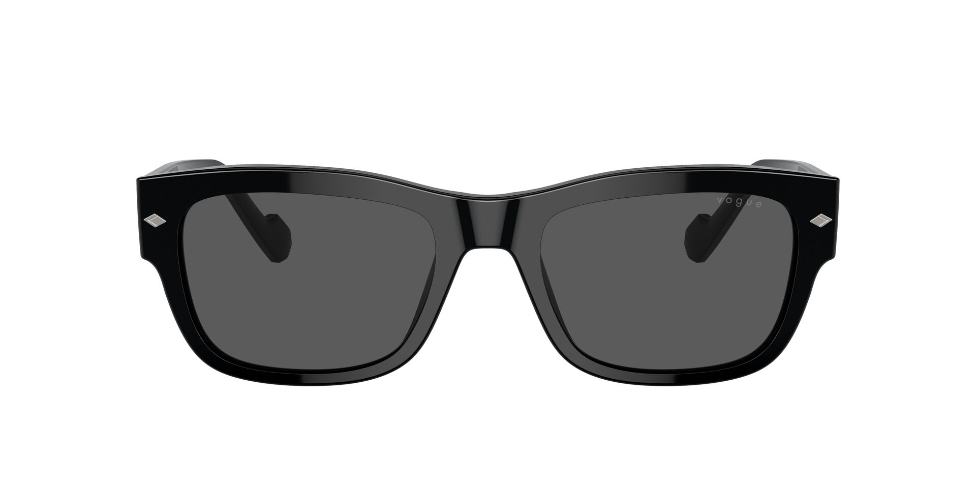 VOGUE-5530/S W44/87 BLACK(DARK GREY 55*20, Negre, hi-res image number 1