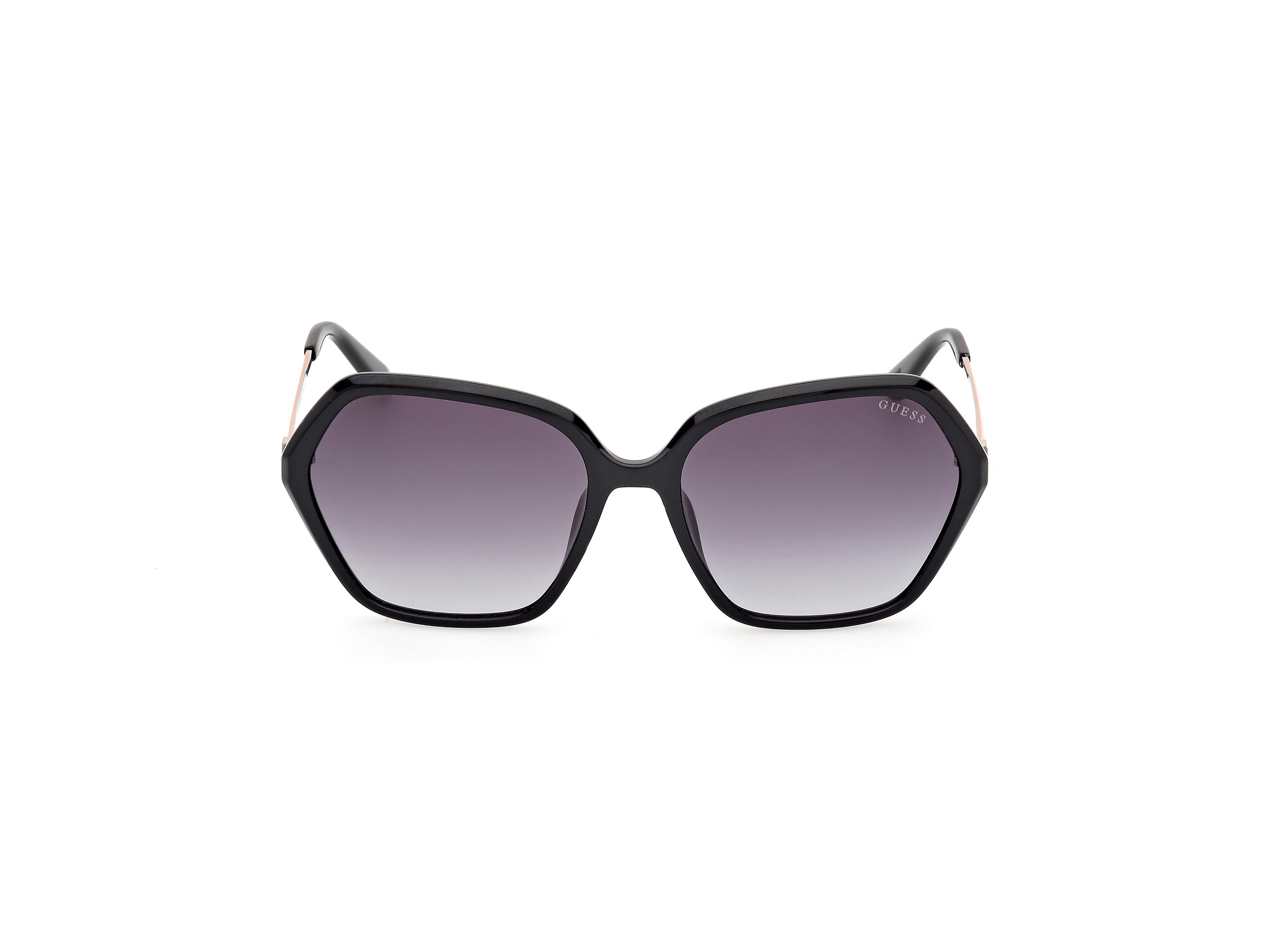 GUESS-00134/S 01B shiny black 55*16, Negre, hi-res image number 1