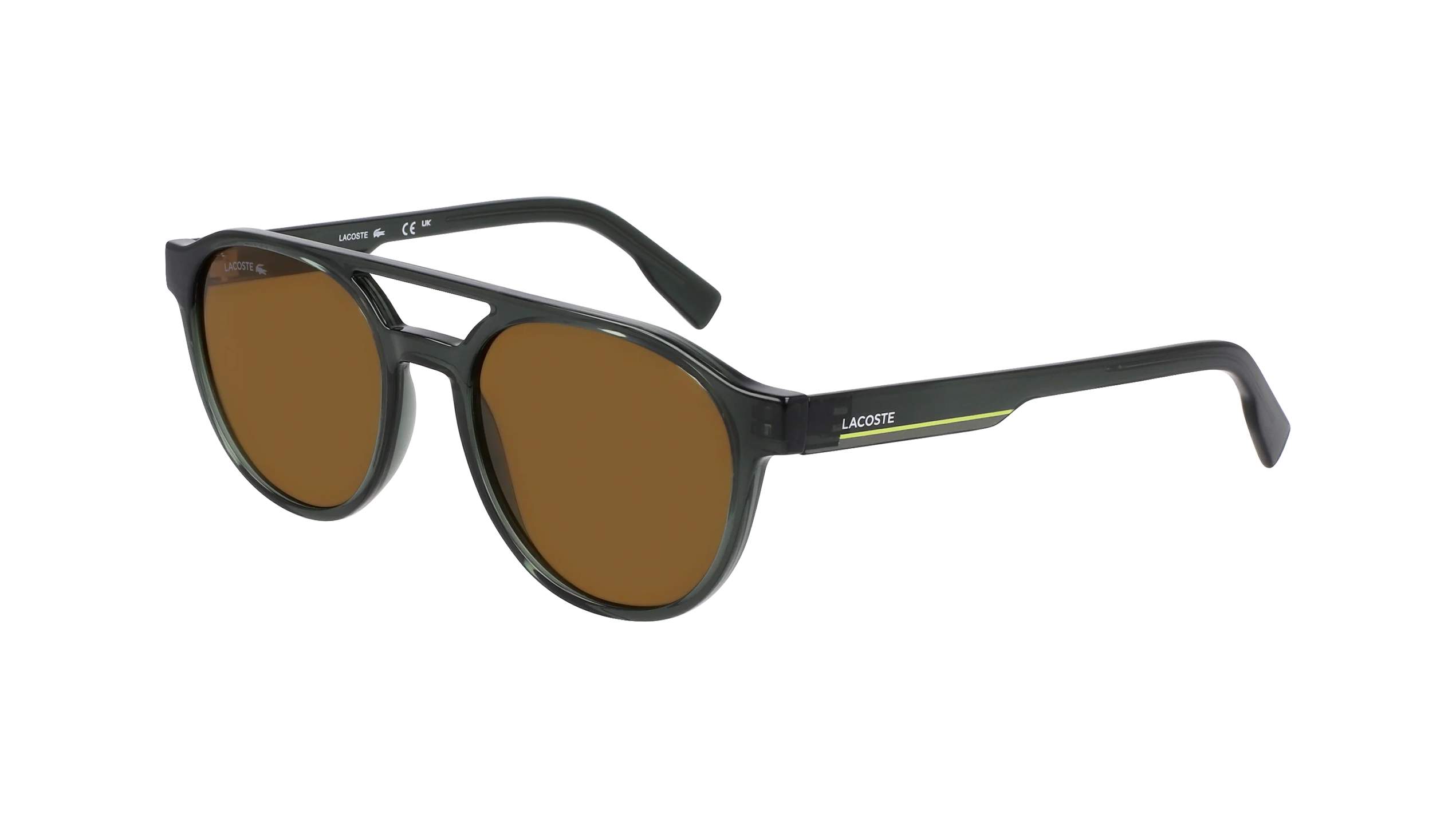 LACOSTE-L6008SN/S 035 TRANSPARENT  GREY 53*19, , hi-res image number 0