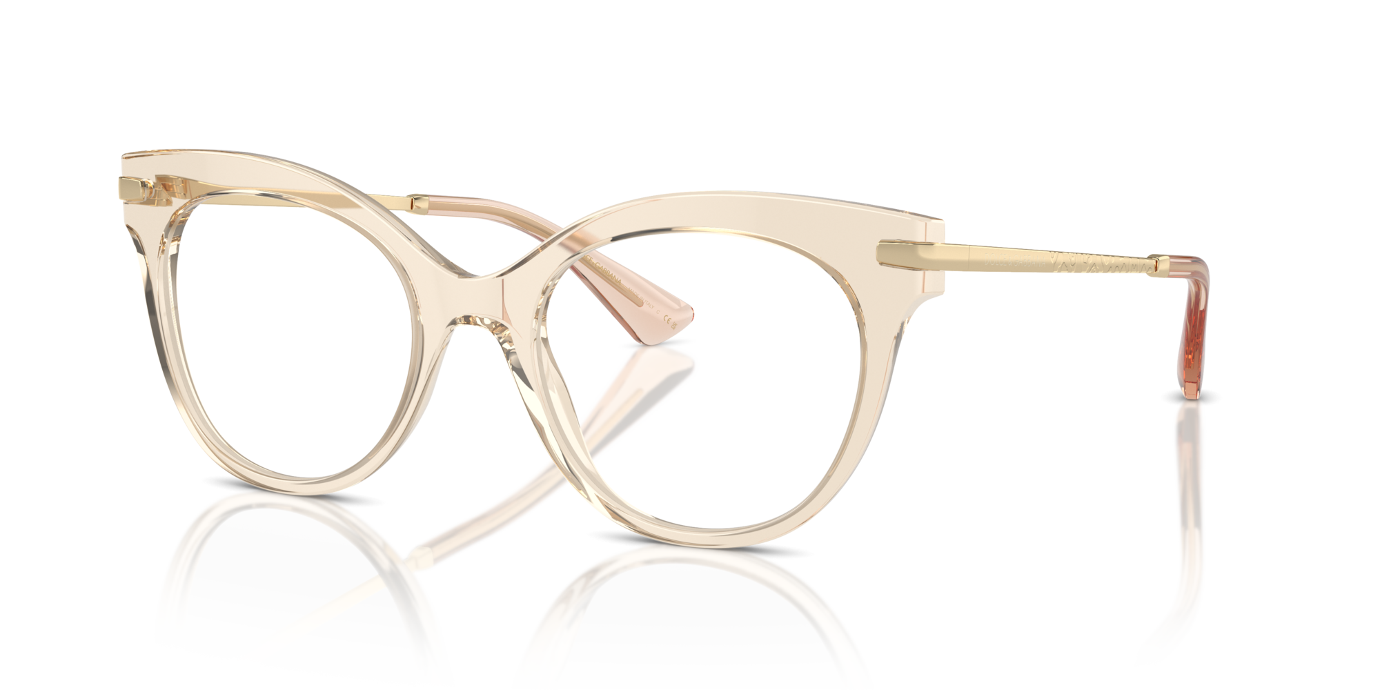 GABBANA-3392/G 3432 TRANSPARENT CAMEL 52*20, , hi-res image number 0