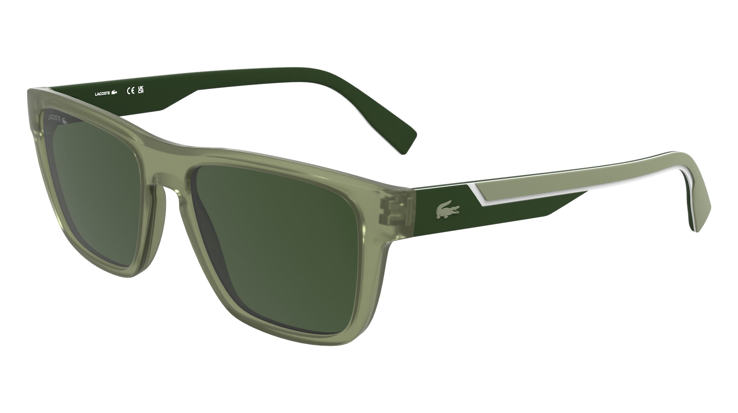 LACOSTE-L6058S/S 301 MATTE KHAKI 54*17, Caqui mat, hi-res image number 0
