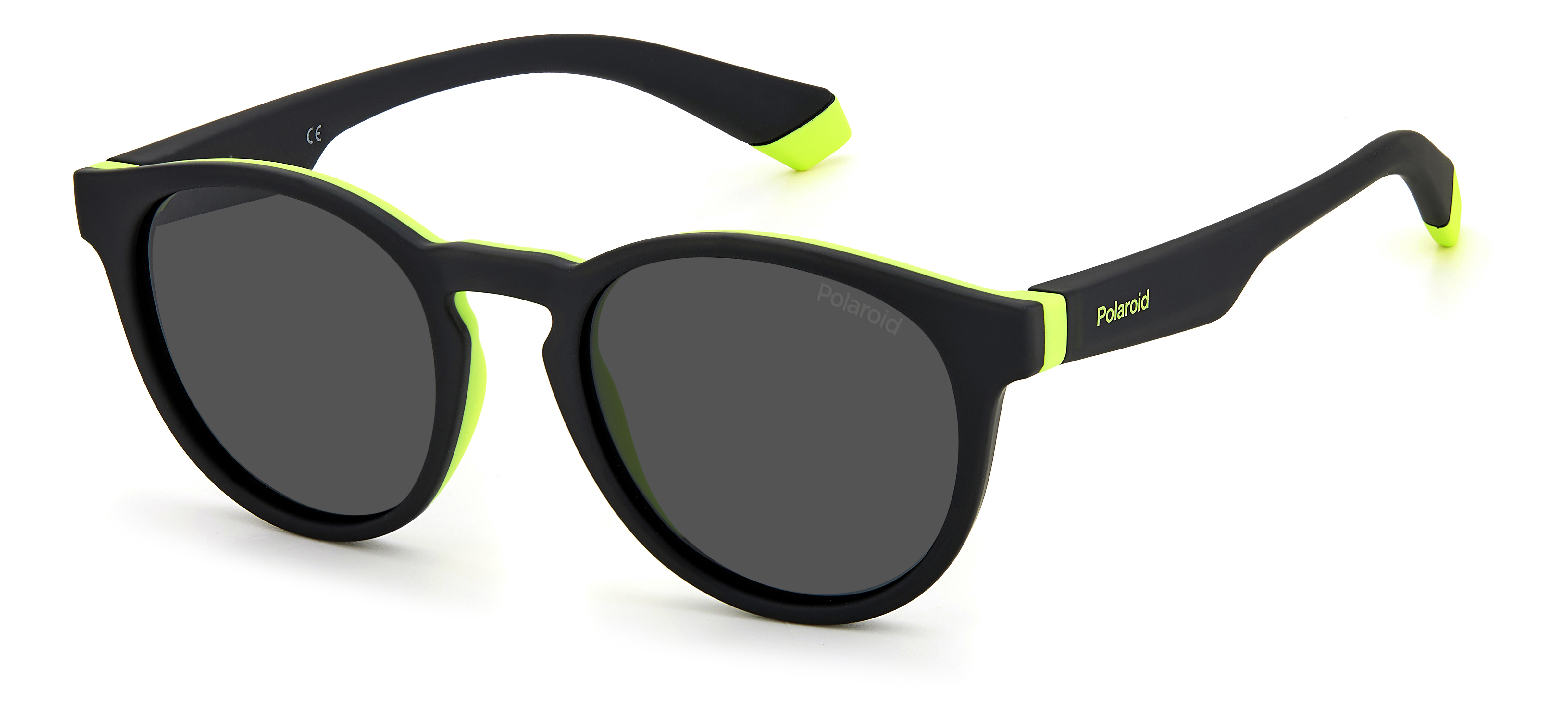 POLAROID-KIDS-8048/S 71C*M9 BLACK YELLOW(GREY POLARIZED 45*18, Negre, hi-res image number 0