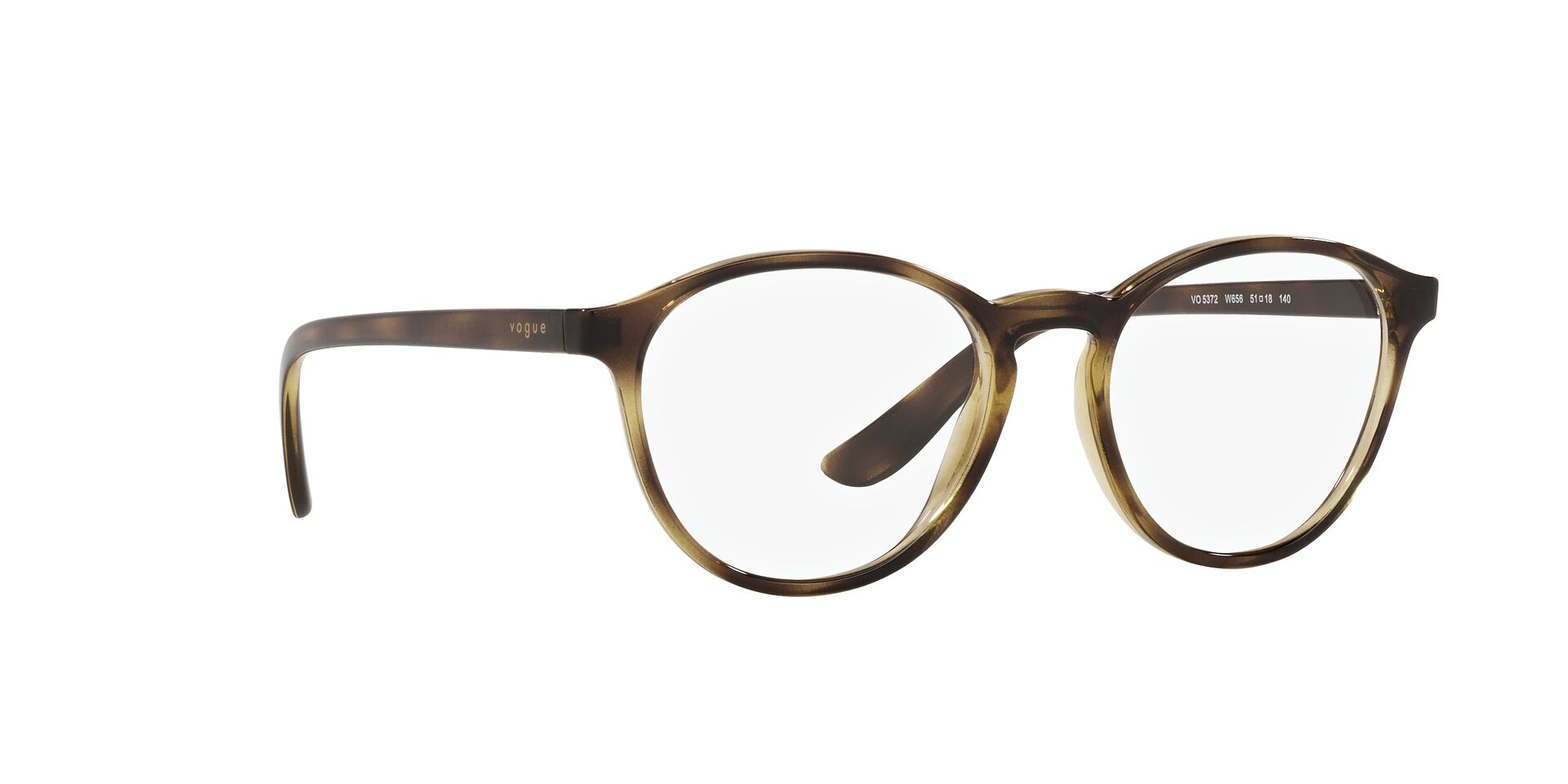 VOGUE-5372/G W656 DARK HAVANA 51*18, Havana, hi-res image number 3