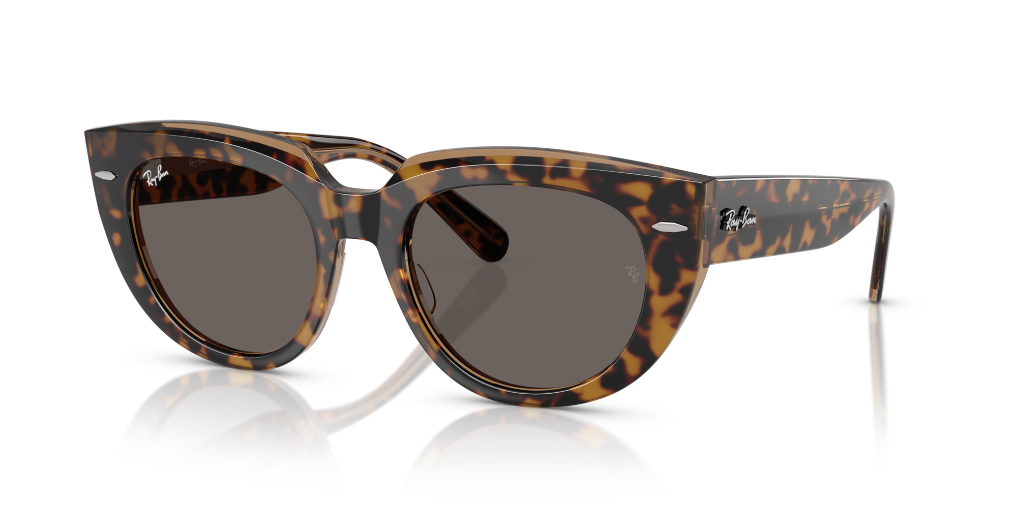 RB-2286 1292B1 HAVANA ON TRANSPARENT BROWN(DARK GREY 49*20, Havana | Marró transparent, hi-res image number 0