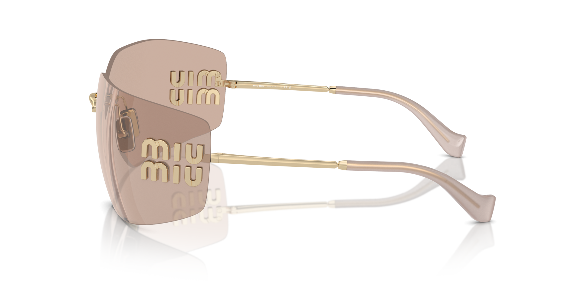 MIUMIU-54YS/S 5AK-061 GOLD (LIGHT PURPLE BROWN) 80*14, Daurat, hi-res image number 2